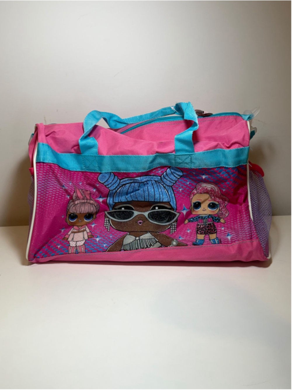 LOL Surprise Pink Blue Duffel Bag Kids Travel Gym Overnight Bag #F